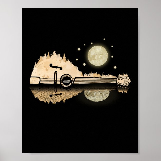 Mandolin Player Country Music Bluegrass Mandolin Poster (Vorne)