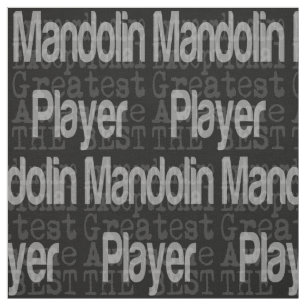 Mandolin Player Extraordinator Stoff
