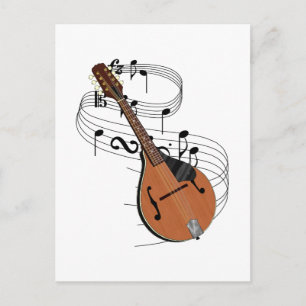 Mandolin Postkarte