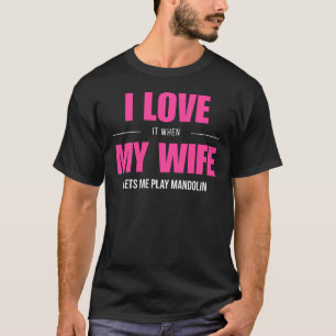 Mandolin Serenade T-Shirt - Pluck Liebe and Laught
