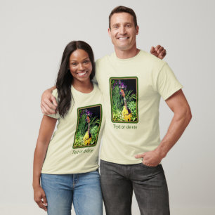 Mandolin und Iris Garden Personalisiert T-Shirt