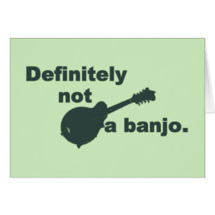 Mandoline -- Bestimmt nicht ein Banjo