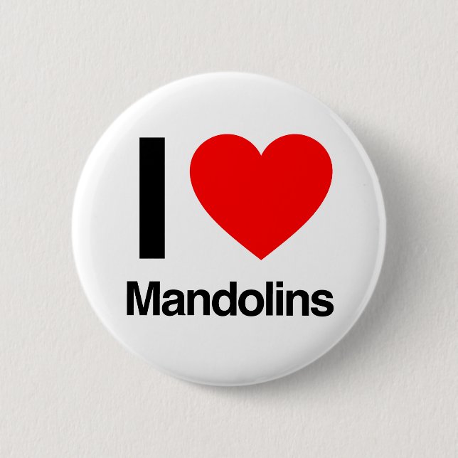 Mandolinen der Liebe Button (Vorderseite)