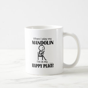Mandolinen-glücklicher Platz Tasse