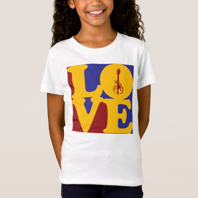 Mandolinen-Liebe T-Shirt (Vorderseite)