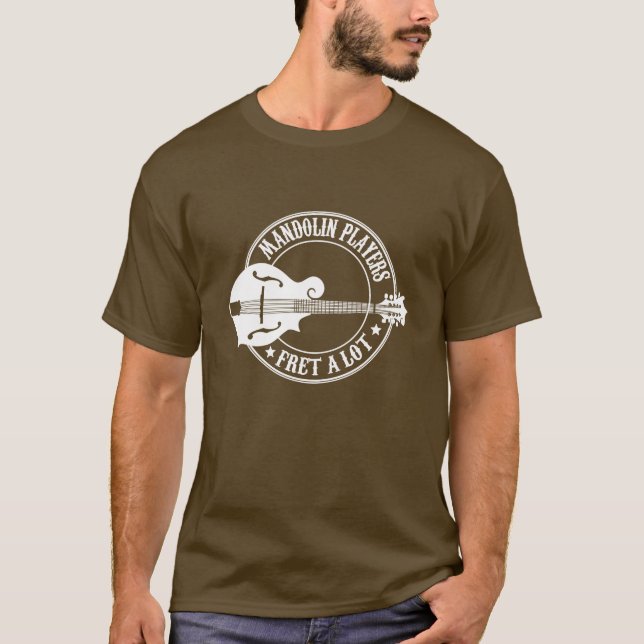 Mandolinen-Spieler T-Shirt (Vorderseite)