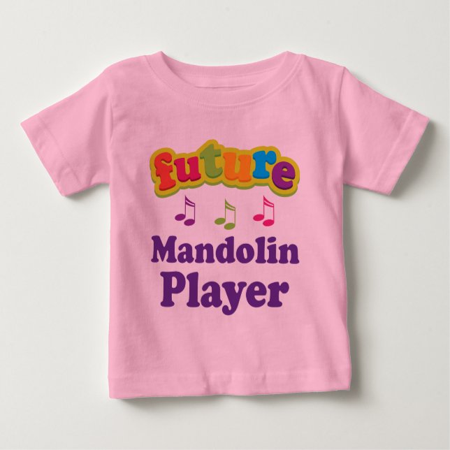 Mandolinen-Spieler (Zukunft) Baby T-shirt (Vorderseite)
