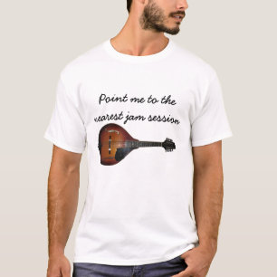 Mandolinen-Stau-Sitzungs-T - Shirt