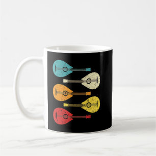 Mandolinenliebhaber Retro Vintage Mandolinen-Musik Kaffeetasse