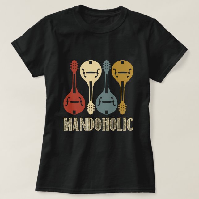 Mandolinenmusiker T-Shirt (Design vorne)