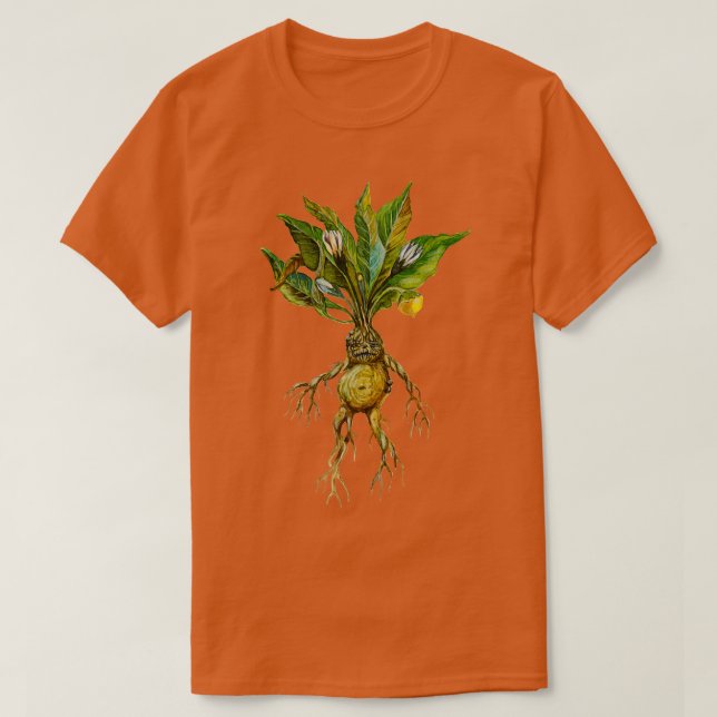 Mandrake Alchemy Herb T-Shirt (Design vorne)