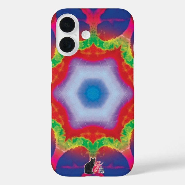 Mandril Kaleidoskop iPhone 16 Fall Case-Mate iPhone Hülle (Rückseite)