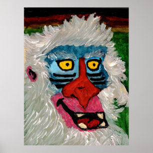 Mandrill-Druck, Value Poster Papier (Halbglanz)