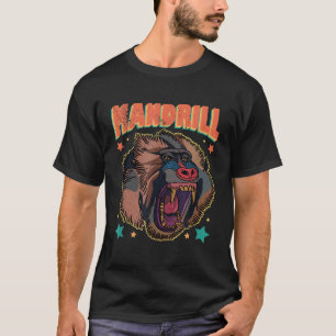 Mandrill Primats Africa Wildlife T-Shirt