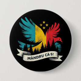 Mandru ca-s roman button