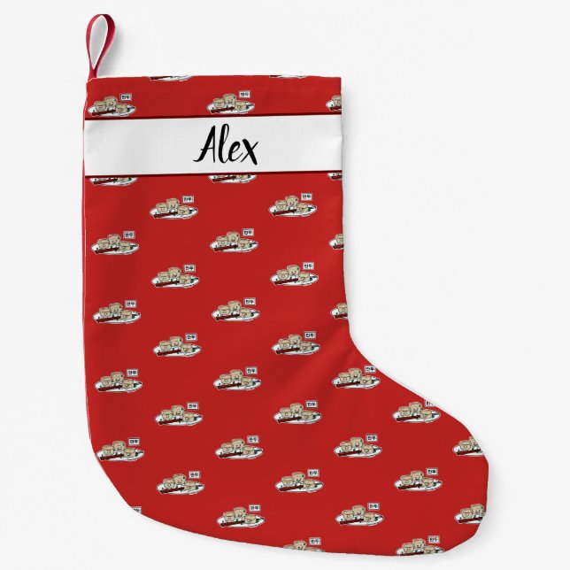 Mandu koreanisches Mehlkloß-dim sumfrühstück Kleiner Weihnachtsstrumpf (Vorderseite)