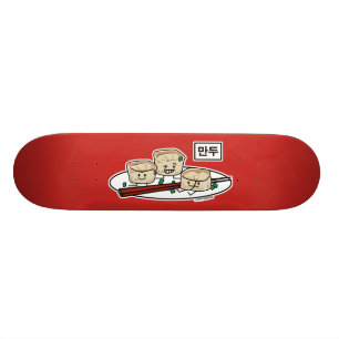 Mandu koreanisches Mehlkloß-dim sumfrühstück Skateboard
