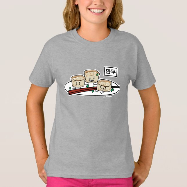 Mandu koreanisches Mehlkloß-dim sumfrühstück T-Shirt (Vorderseite)