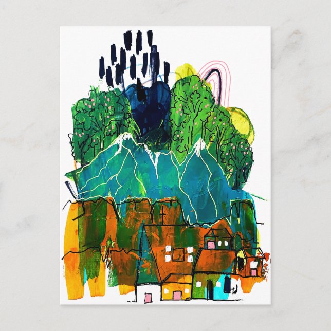 Mandu Postkarte (Vorderseite)