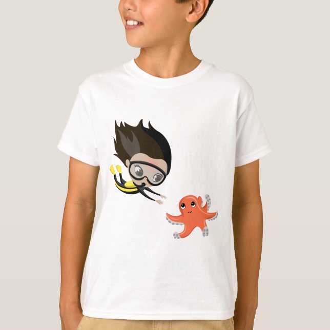 Mandy and Bubbles the Octopus T-Shirt (Vorderseite)