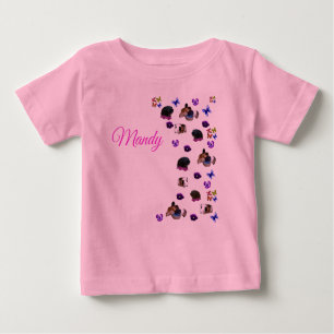 Mandy, Name, mit Guinea Schweinen und Stiefmütterc Baby T-shirt