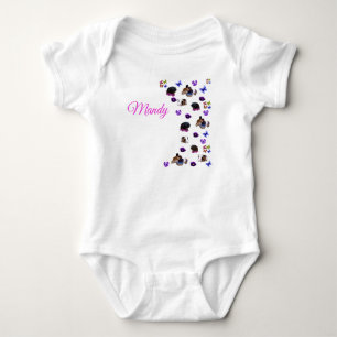 Mandy, Name,  Mit Meerschweinchen und Stiefmütterc Baby Strampler
