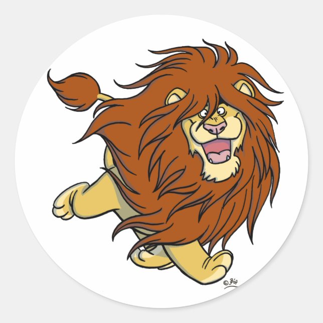 Mane Attraction: Haare in Bewegung Aufkleber (Vorderseite)