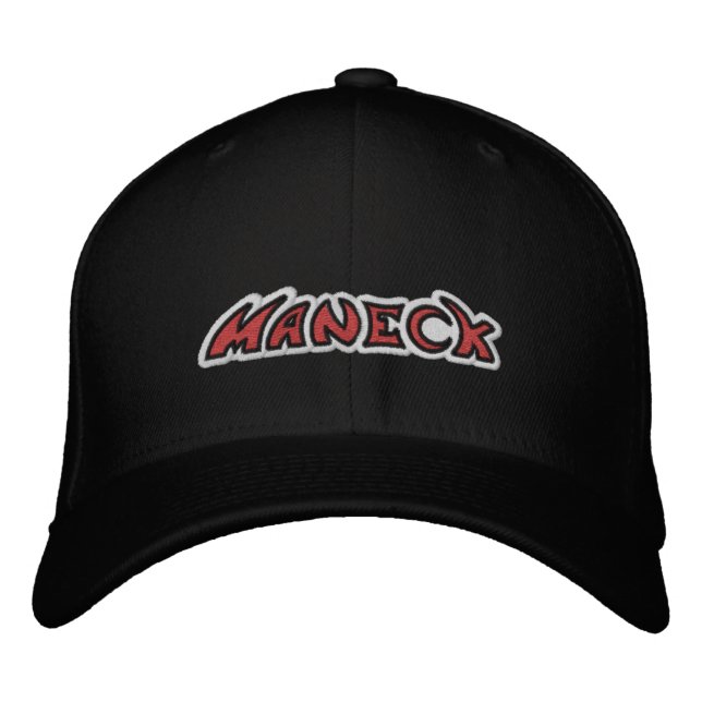 Maneck - bestickt maneckband.com Angepasste Cap Bestickte Kappe (Vorderseite)