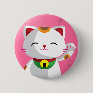 Maneki Neko Button