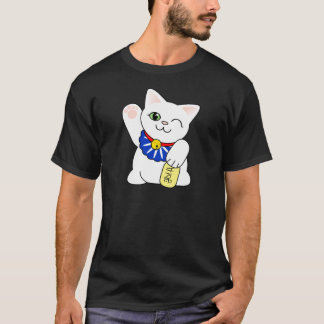Maneki Neko glückliche Katze T-Shirt