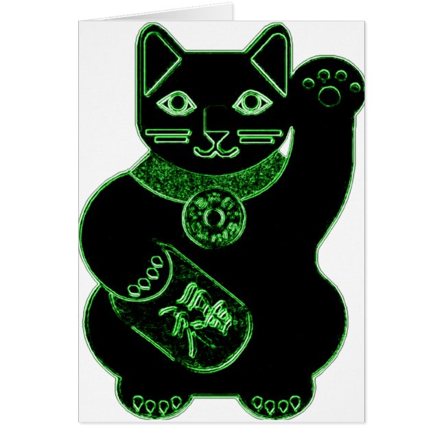 maneki neko Grünneon (Vorne)