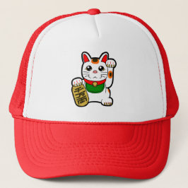 Maneki Neko: Japanisch Lucky Cat Truckerkappe