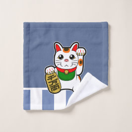 Maneki Neko: Japanisch Lucky Cat Waschlappen