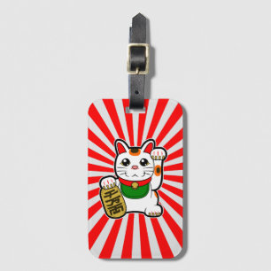 Maneki Neko: Japanische Glückskatze Gepäckanhänger