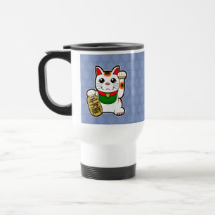 Maneki Neko: Japanische Glückskatze Reisebecher