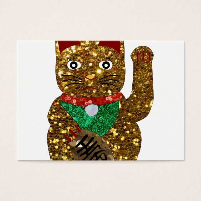 Maneki-Neko-Katze (Vorderseite)