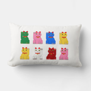 Maneki-neko-Kissen Lendenkissen