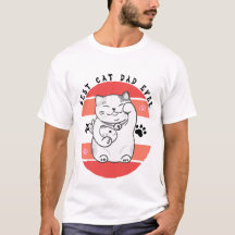 Maneki Neko Lucky Cat Papa Vatertag