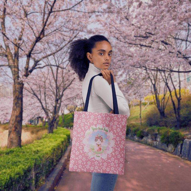 Maneki Neko Lucky Luna (Maneki Neko Lucky Luna Tote Bag)