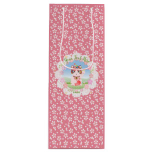 Maneki Neko Lucky Luna Party Geschenktüte Für Weinflaschen