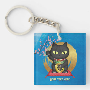 Maneki Neko Lucky Poilue Schlüsselanhänger