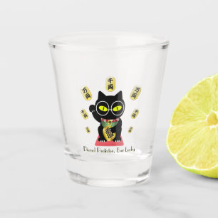 Maneki Neko Lucky Poilue Schnapsglas