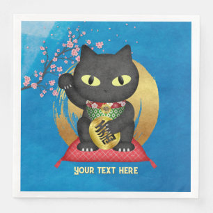 Maneki Neko Lucky Poilue Serviette