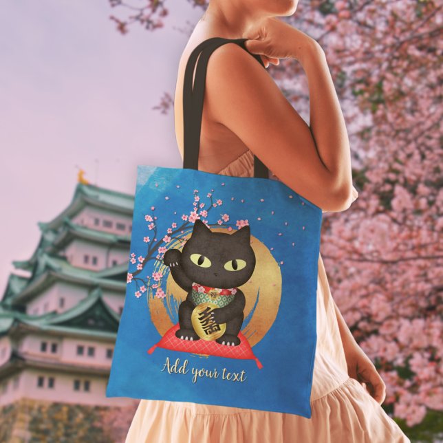 Maneki Neko Lucky Poilue Tote Bag (Maneki Neko Lucky Poilue Tote Bag)