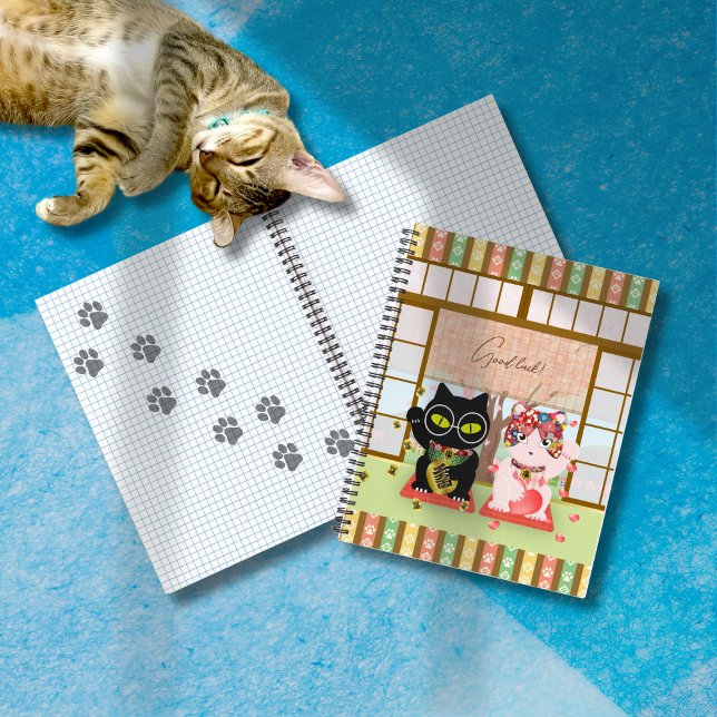 Maneki Neko Lucky Poiluna Notizbuch (Maneki Neko Lucky Poiluna Notebook)