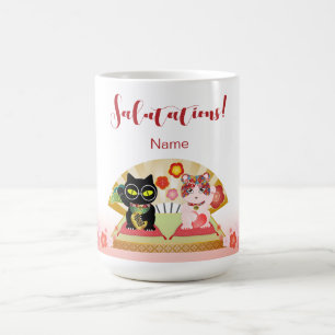 Maneki Neko Lucky Poiluna Tasse