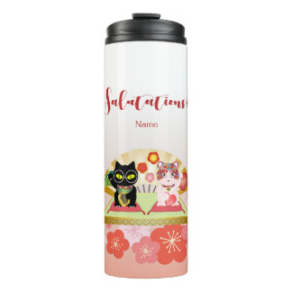 Maneki Neko Lucky Poiluna Thermosbecher