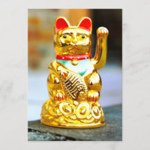 Maneki Neko Lucy Wave Cat Design