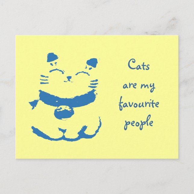 Maneki Neko Postcard Postkarte (Vorderseite)