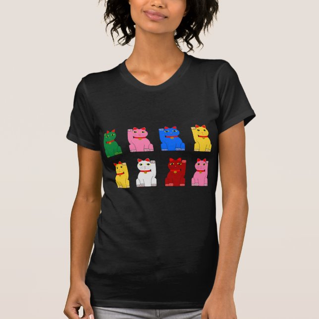 Maneki Neko T-Shirt (Vorderseite)